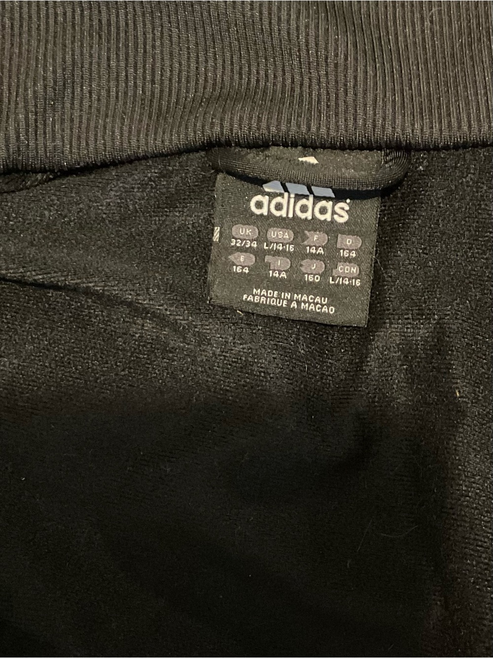 Adidas Youth L 14/16 Green Black Wrestling Track Jacket Full Zip Pockets - Picture 4 of 6